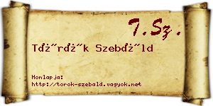 Török Szebáld névjegykártya